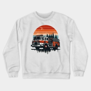 Fire Truck Crewneck Sweatshirt